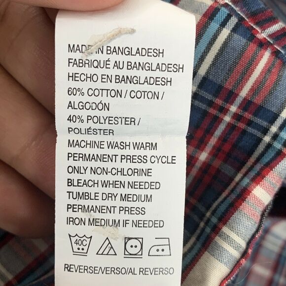 Arrow Flannel Shirt Men's Button Down Long Sleeve Size Medium Collared - Picture 9 of 10